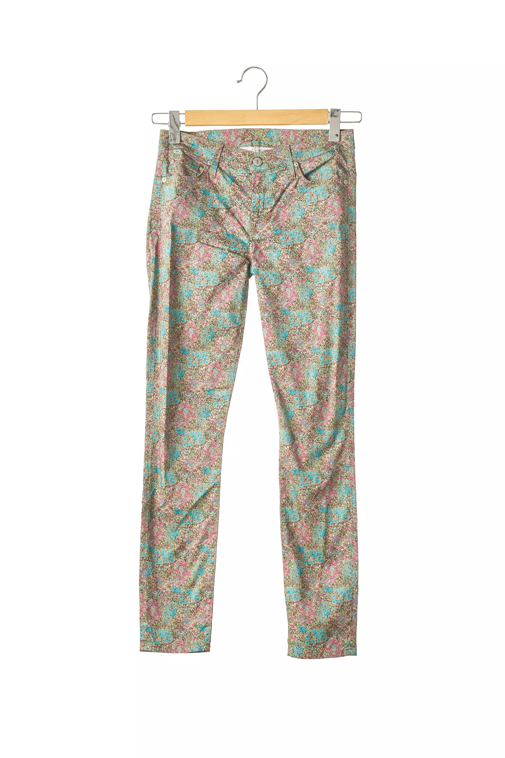 For All Mankind Pantalons Slim Femme couleur bleu