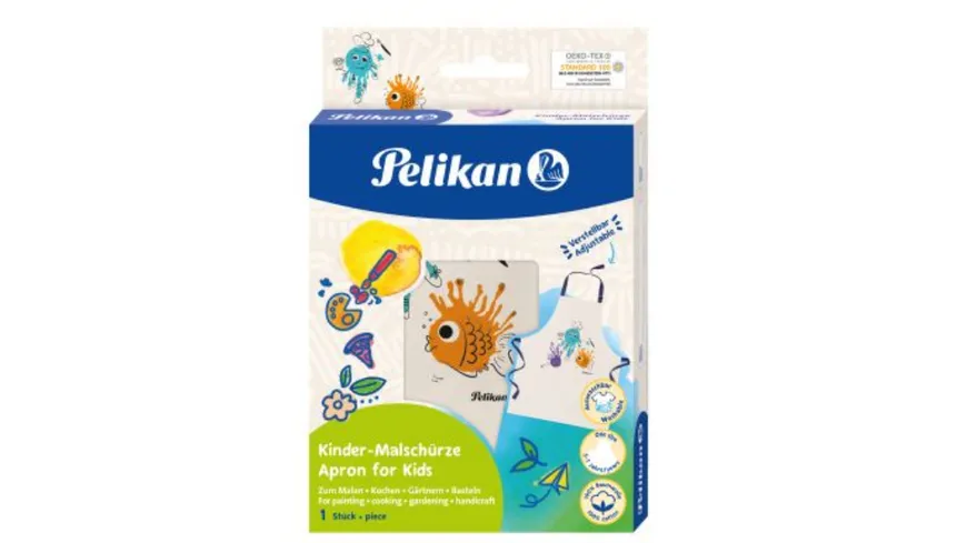 Pelikan Kinder-Malschürze Motiv Happy