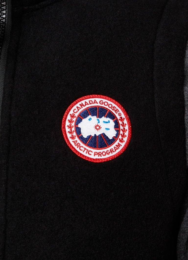 Canada Goose Mersey prsluk od mješavine vune s vezom logotipa