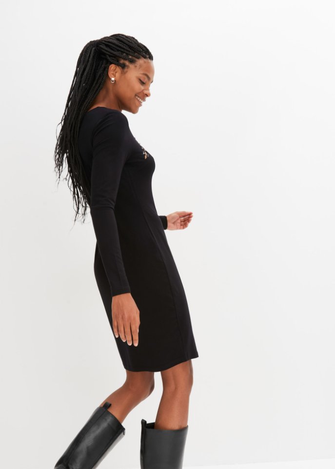 Shirtkleid mit Ösen