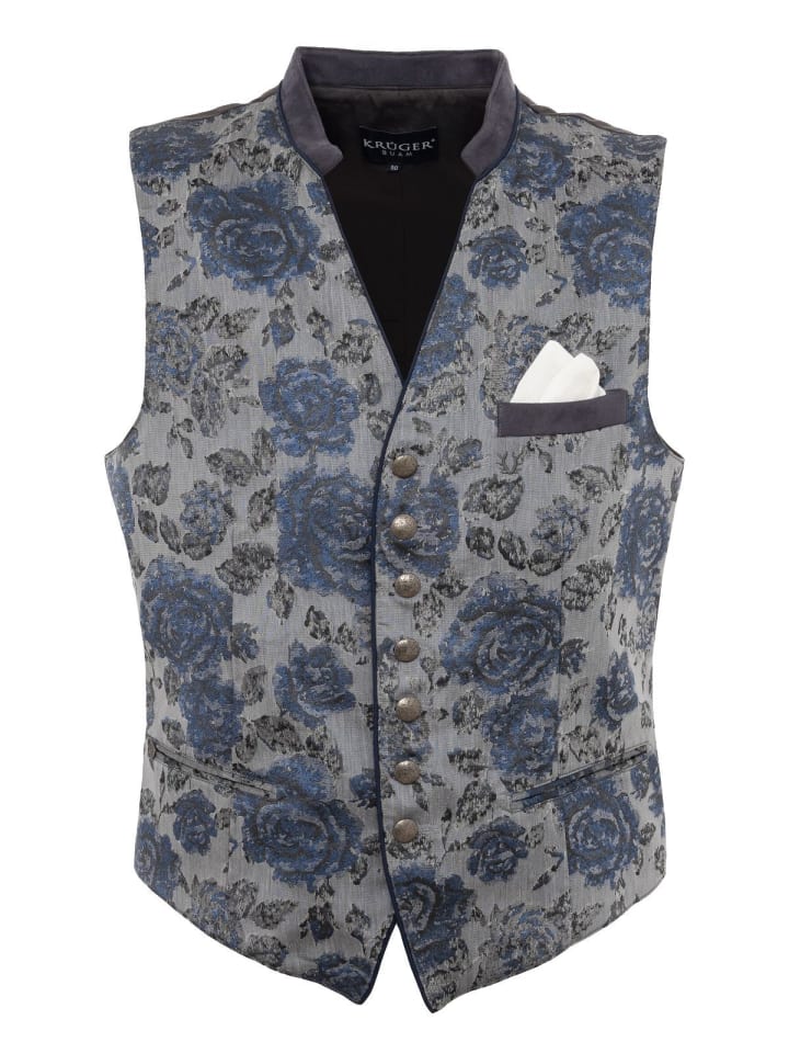KRÜGER Weste 951466 in grau-blau günstig kaufen