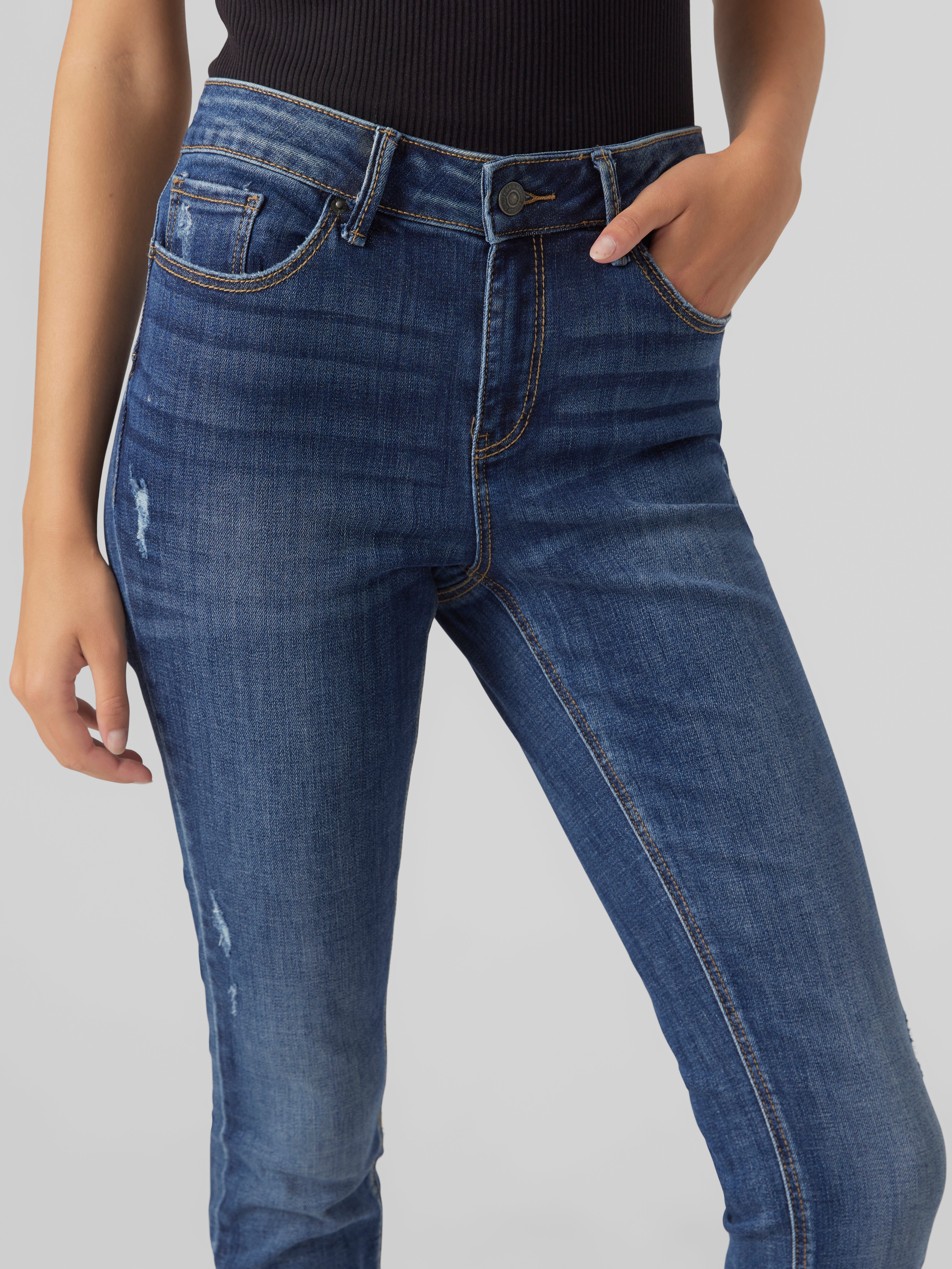 VMSEVEN Mid Rise Skinny Fit Jeans
