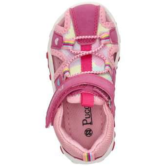 Puccetti Lauflern Sandale in pink