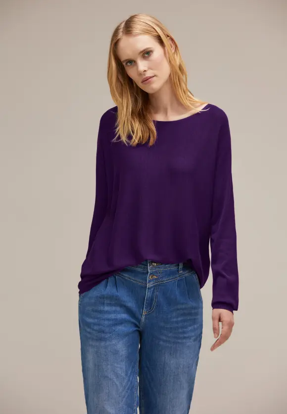 Street One Pullover in Unifarbe