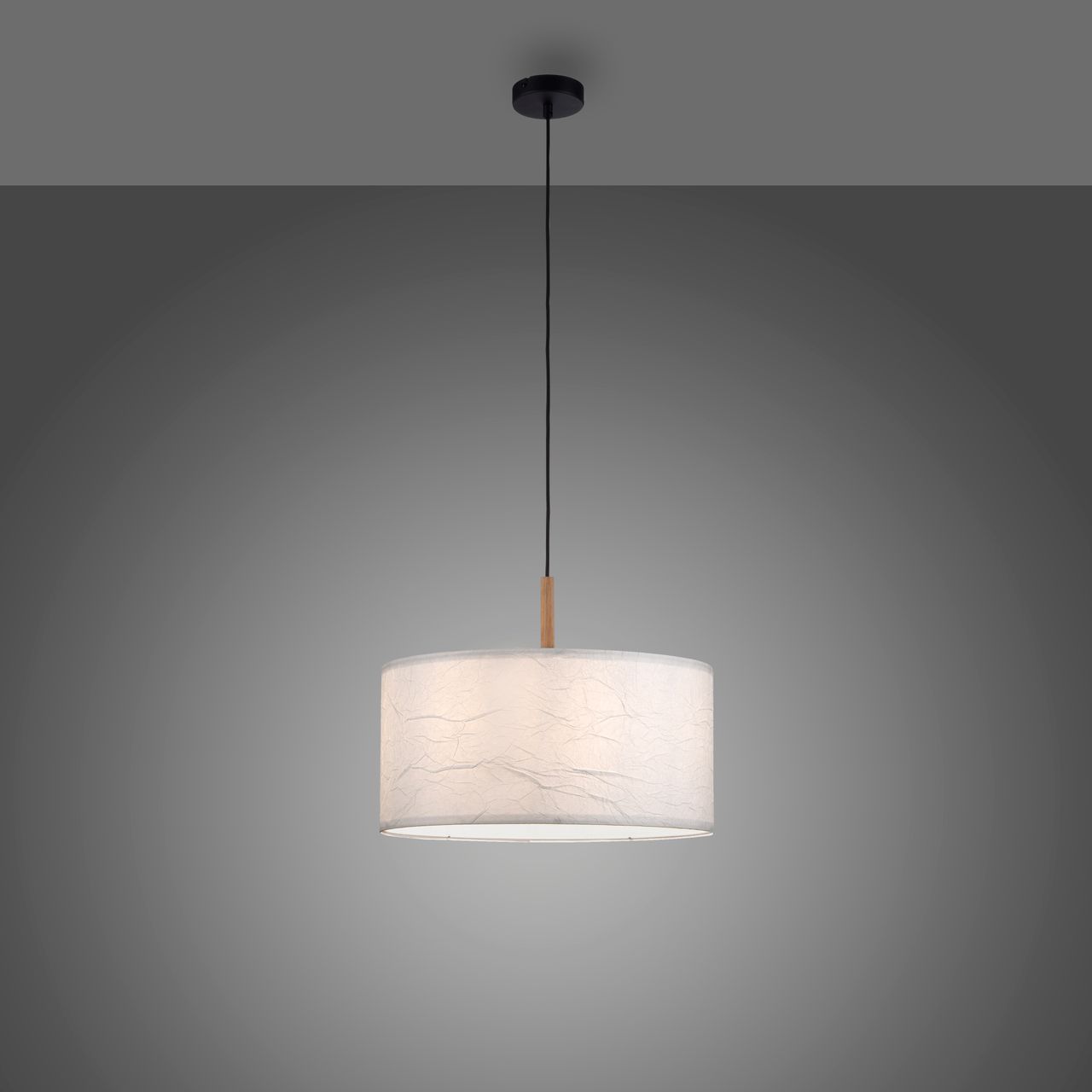 JUST LIGHT Pendelleuchte GREEN SOFIE, 1x E27/10,00 Watt, Ø44,5 cm, Weiss