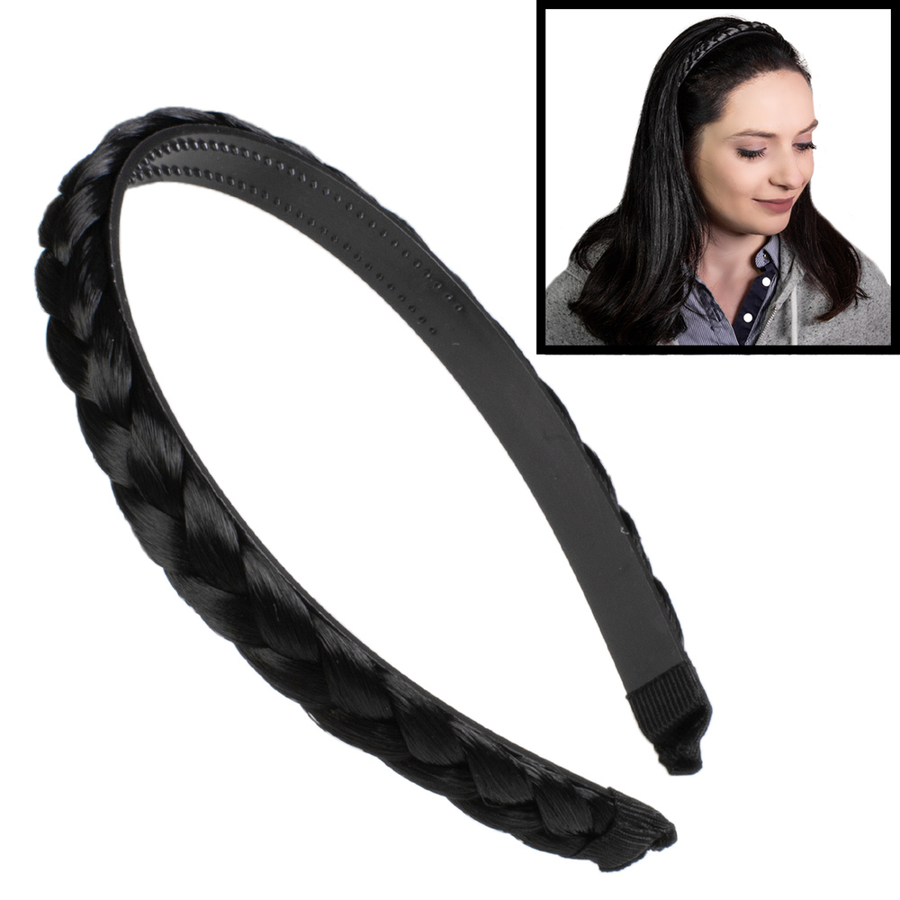 hair2heart Serre-tête tresse extensions