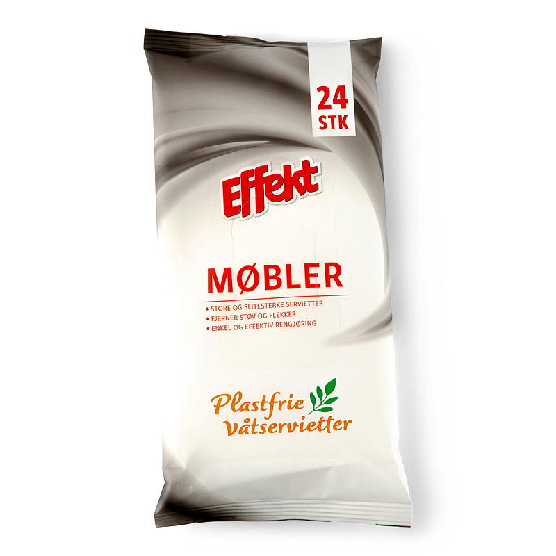 Effekt Wipes 24-pk Effekt for rengjøring av møbler
