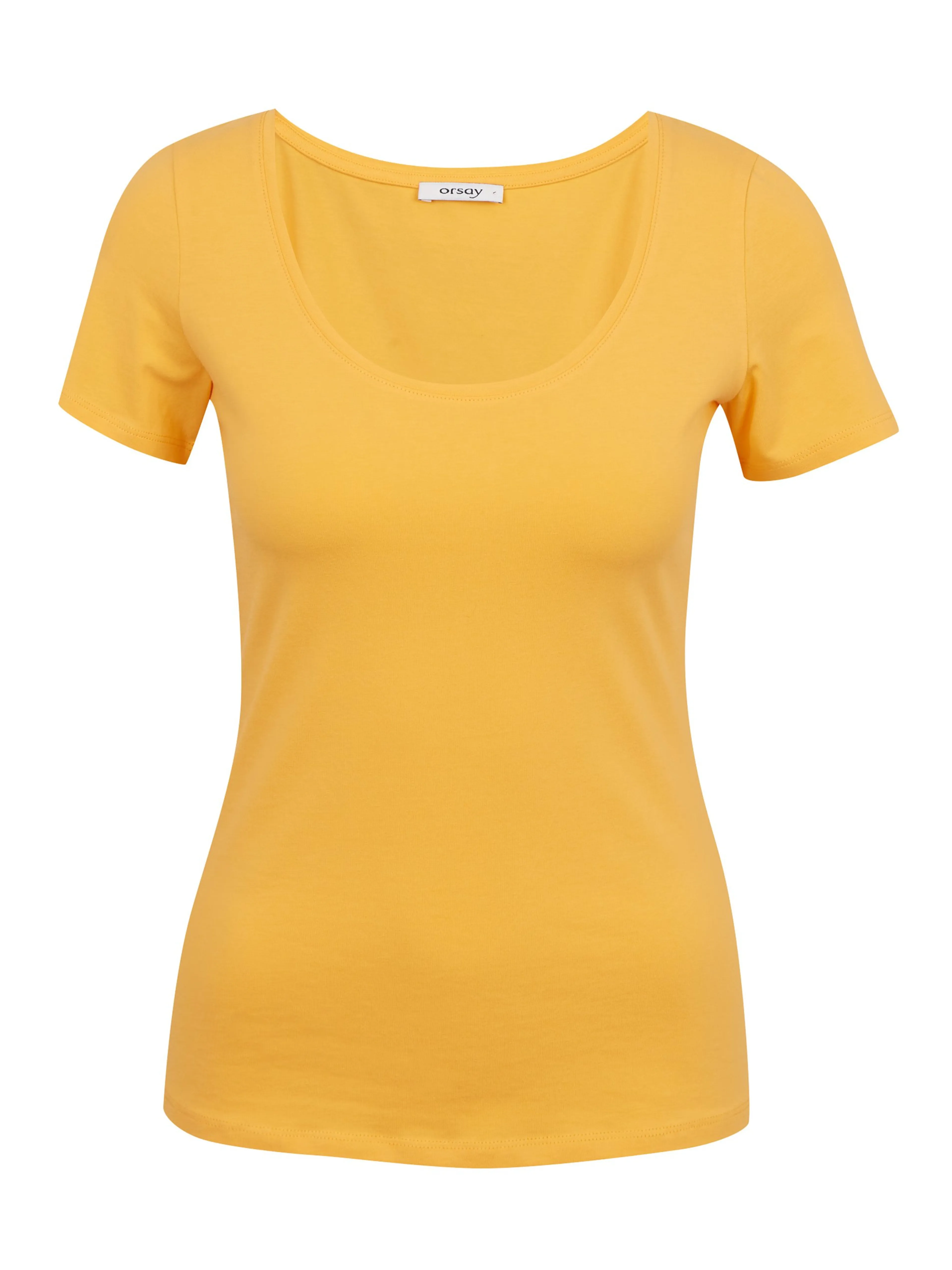 Orangefarbenes Basic-T-Shirt ORSAY
