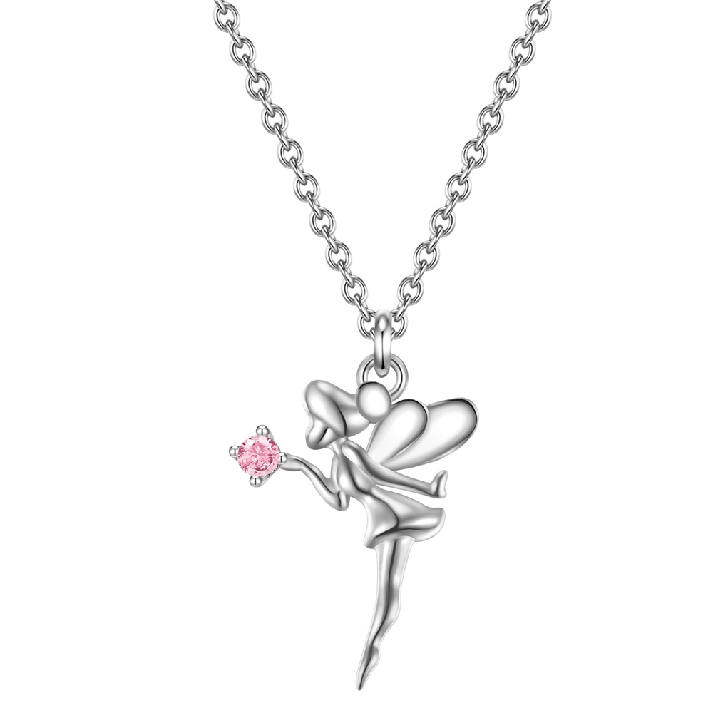 Glanzstücke München Collier en argent Fée Argent sterling Oxyde de zirconium (CZ) en Argent collier