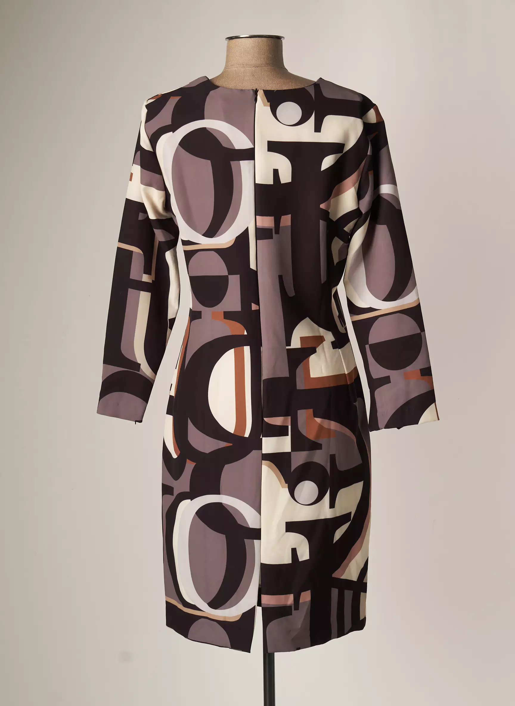 Poussiere D Etole Robes Mi Longues Femme couleur gris