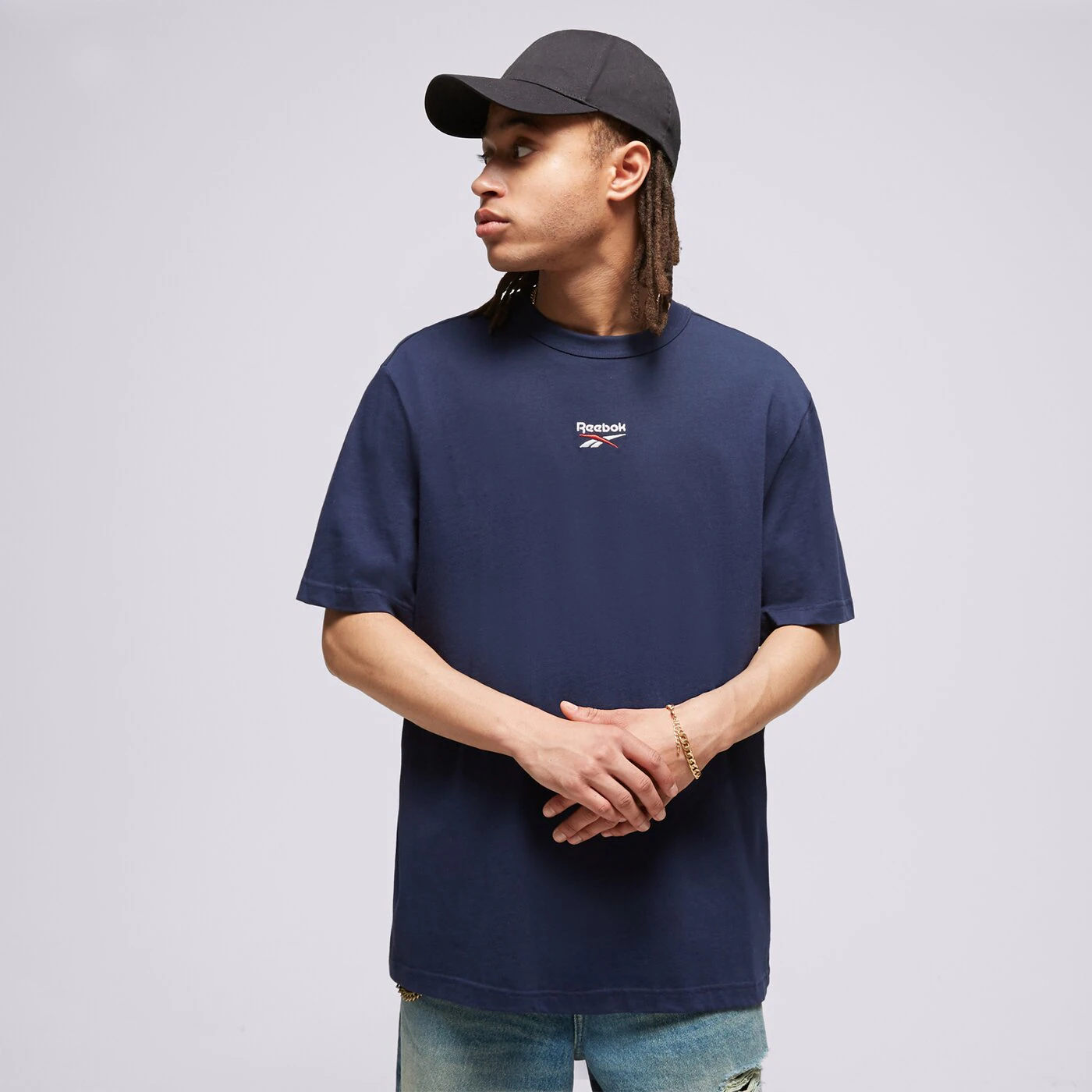 REEBOK T-SHIRT CL SV TEE Dunkelblau