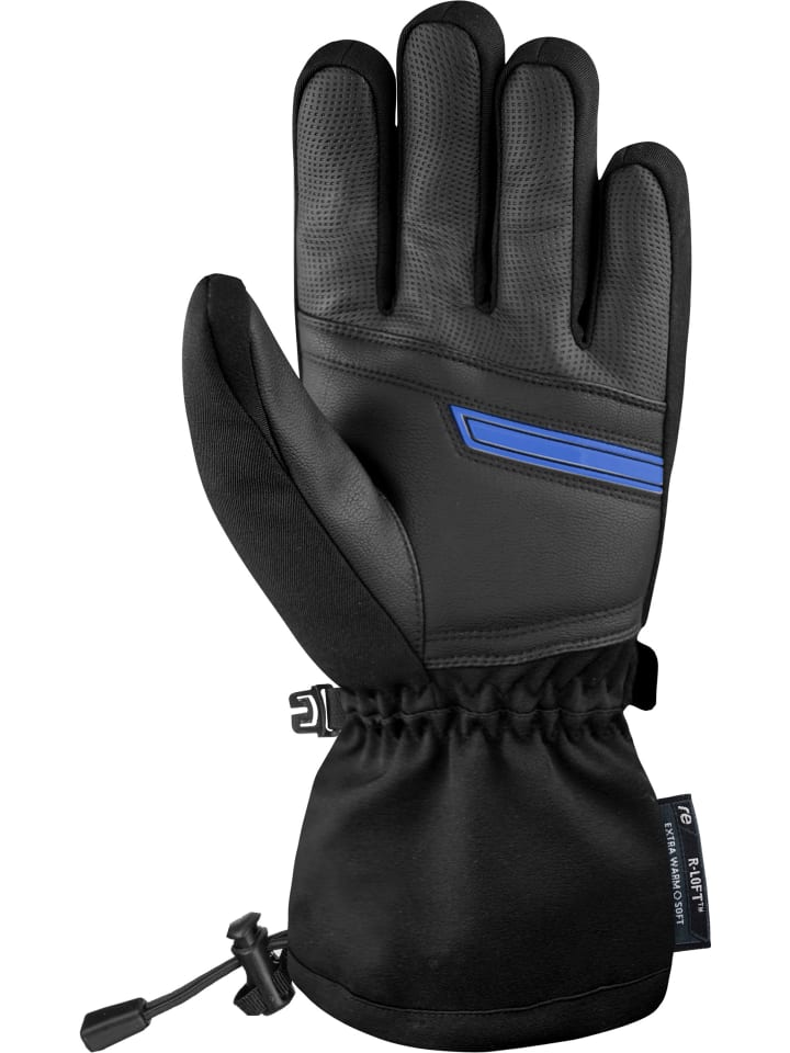 Reusch Fingerhandschuhe Crosby R-TEX® XT in 7760 black / brilliant blue günstig kaufen