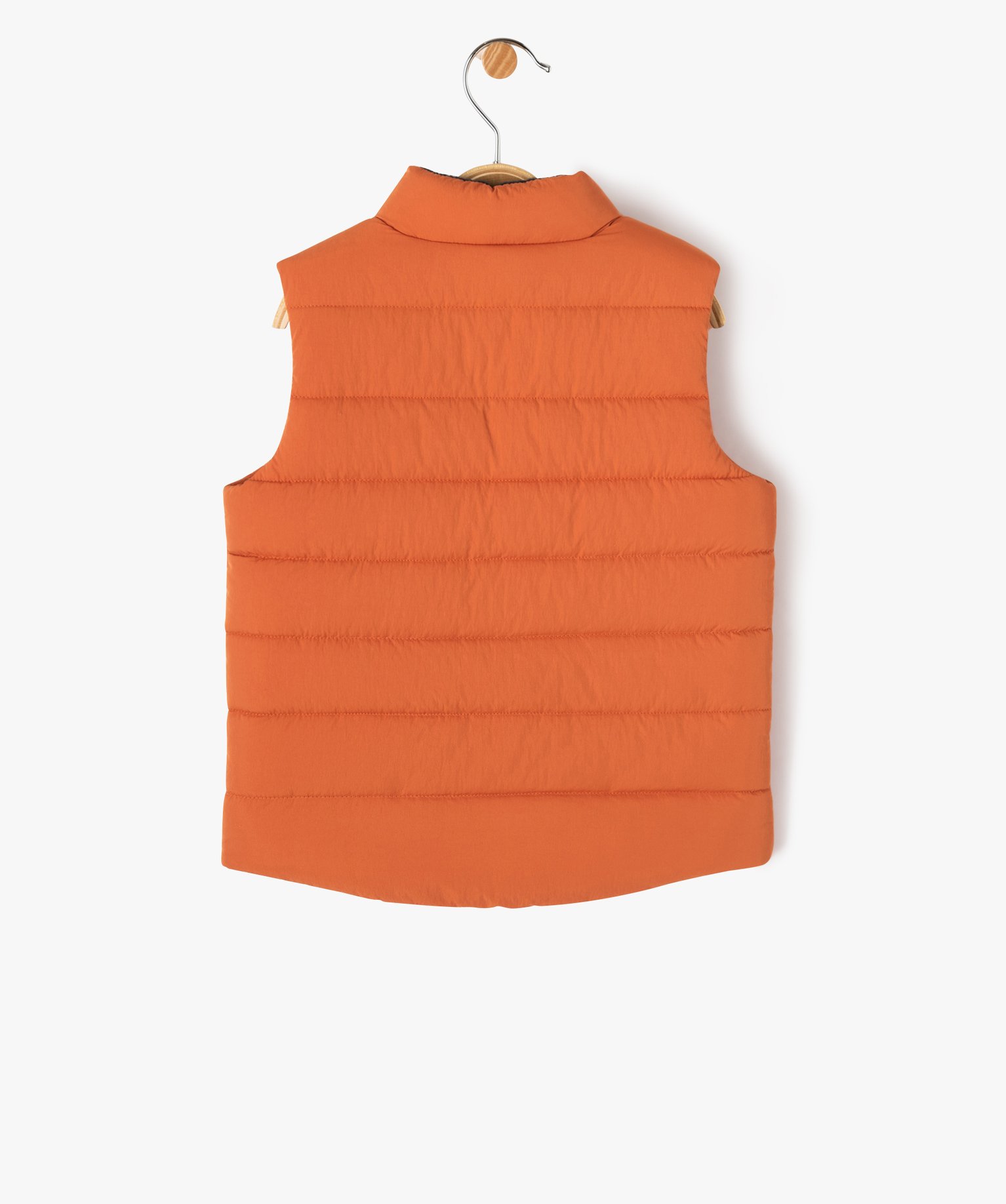 Doudoune sans manches doublée polaire bébé Garçon - Lulu... orange | GEMO