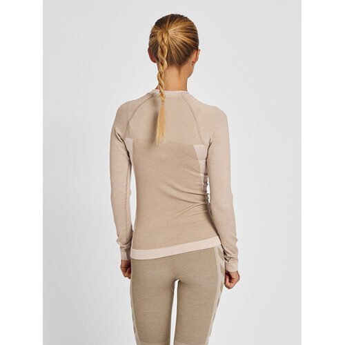 DAMEN SHIRT HMLCLEA SEAMLESS TIGHT T-SHIRT LS