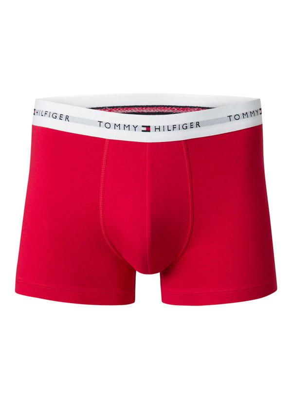 Tommy Hilfiger, Trunks, Baumwoll-Stretch, nachtblau-weiß-rot