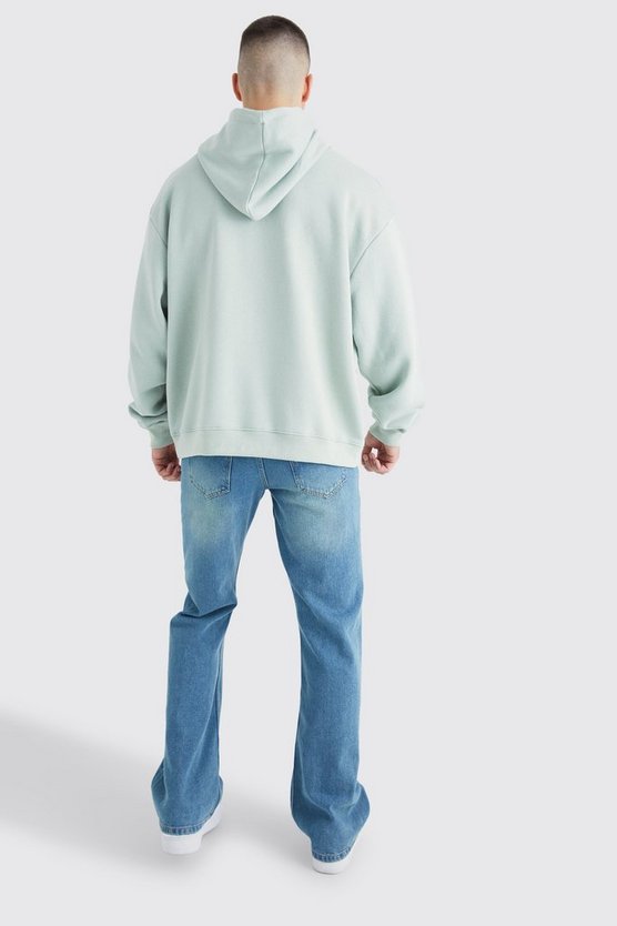 Tall kastiger Oversize Man Hoodie