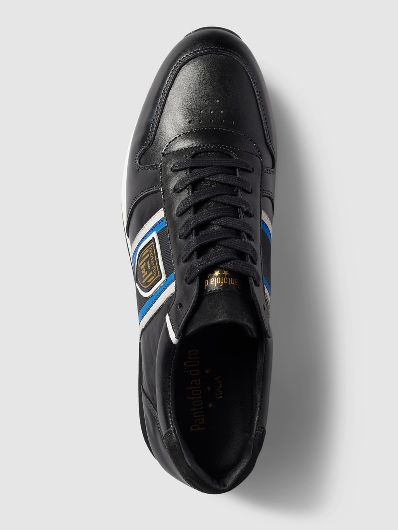 Sneaker mit Label-Details Modell 'SANGANO' in schwarz