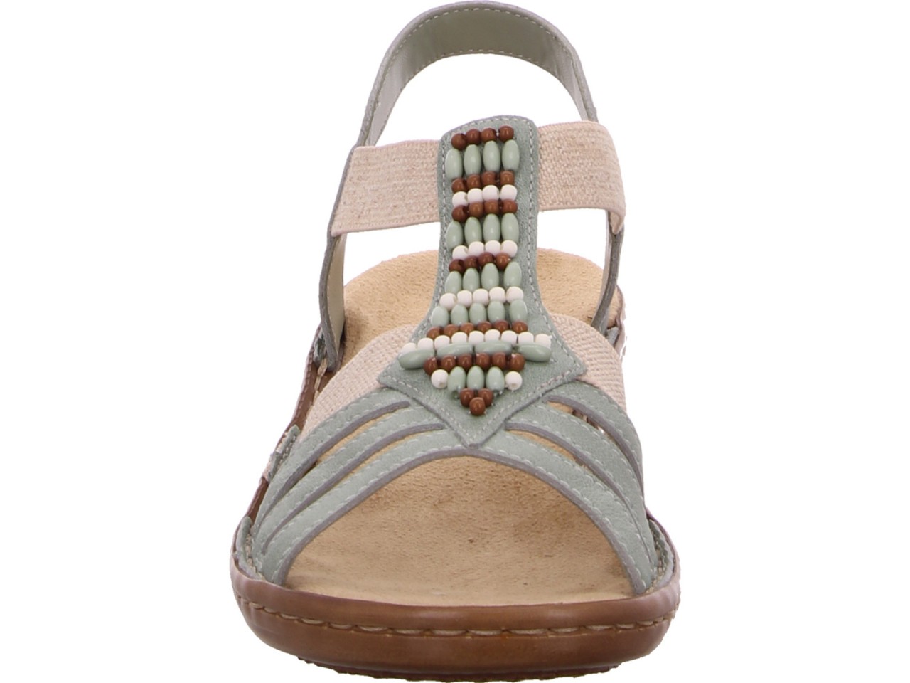 RIEKER Klassische Sandalen grün