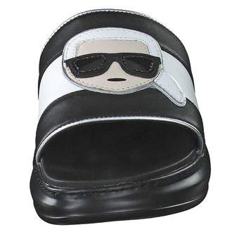 Karl Lagerfeld Kapri Karl Ikonic Slide in schwarz