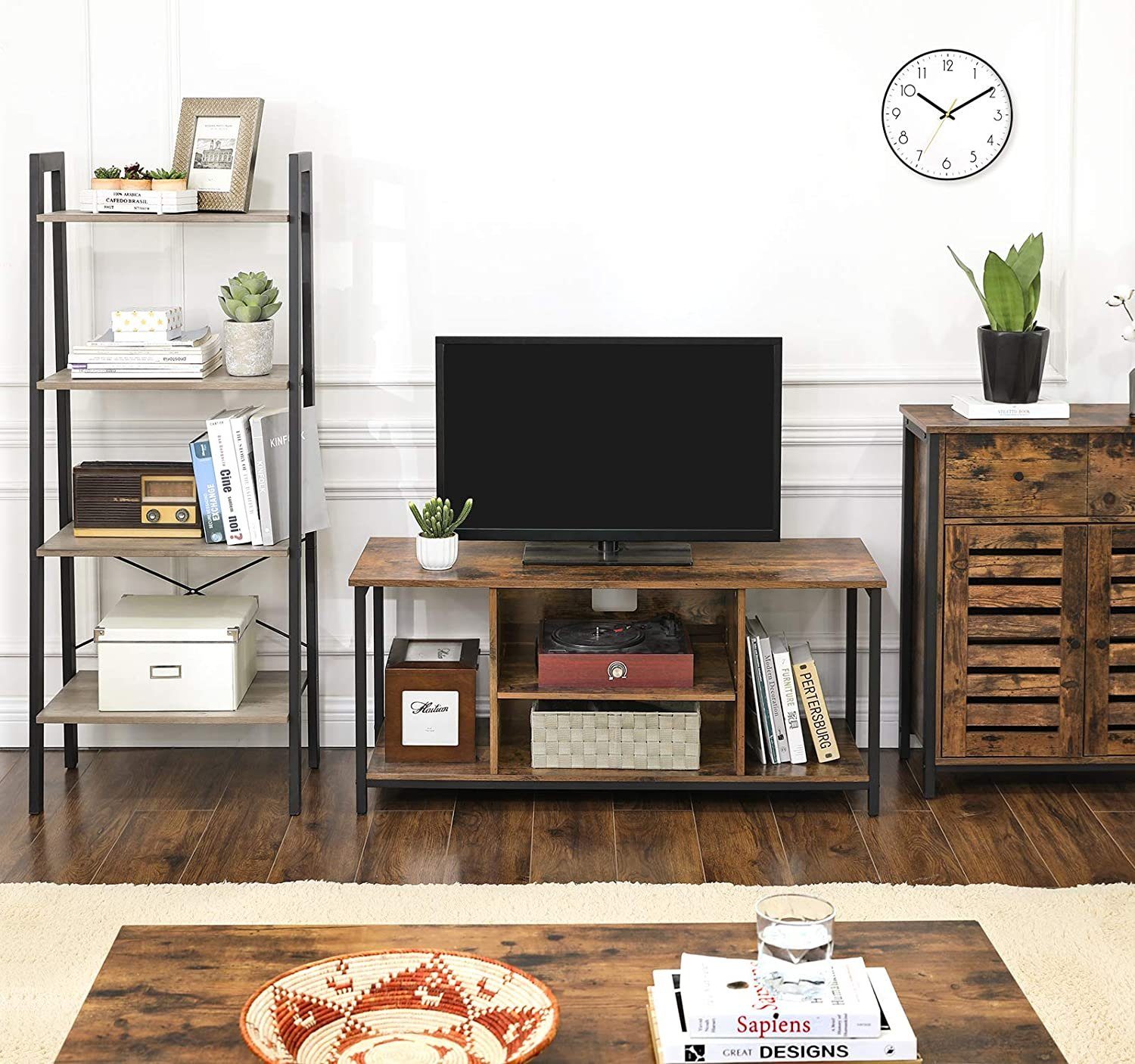 VASAGLE Sideboard Sideboard, mit Regalebene und Schublade, 70 x 30 x 80 cm