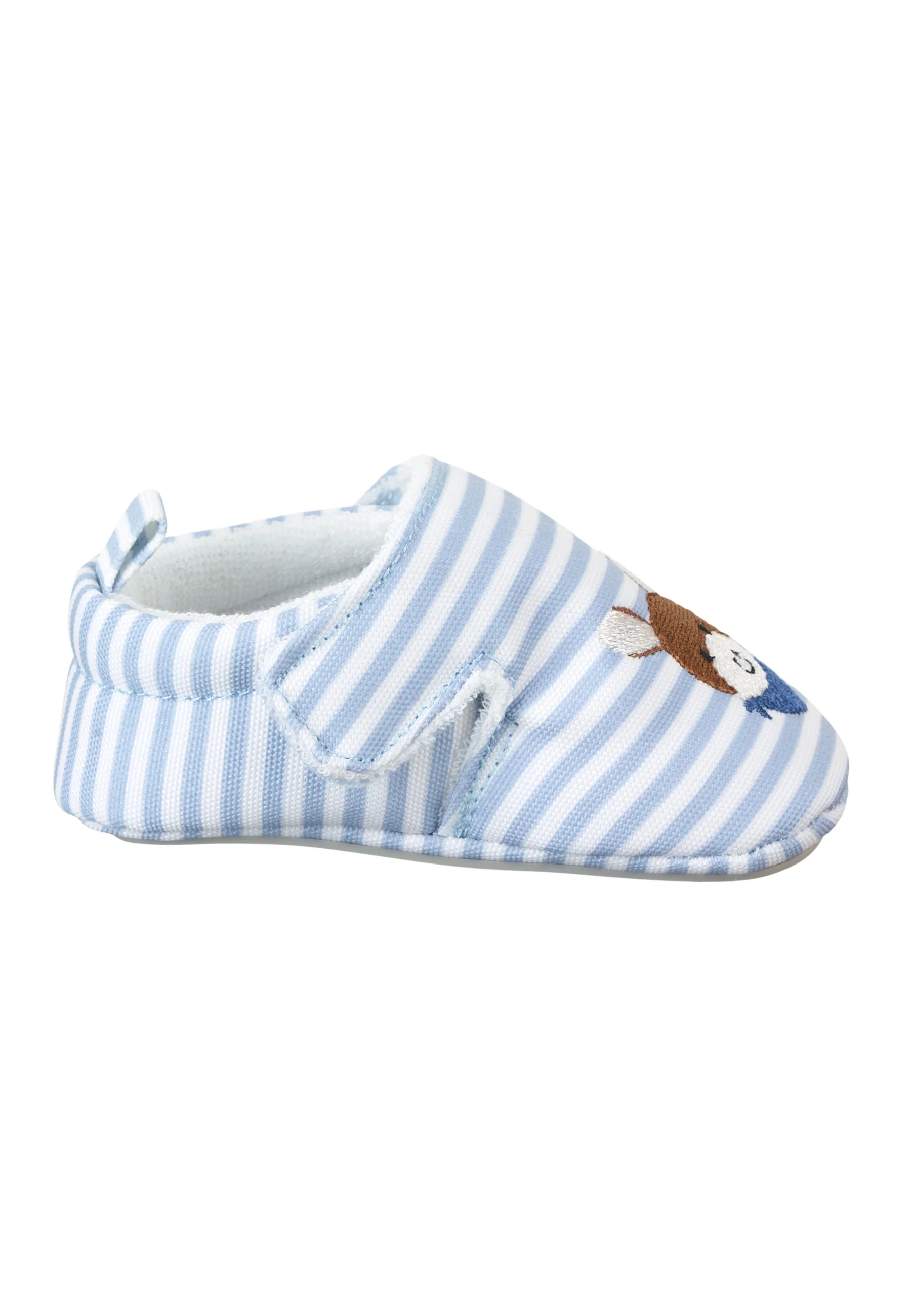 Baby Krabbelschuh aus Canvas, Motiv Esel Emmi Boy