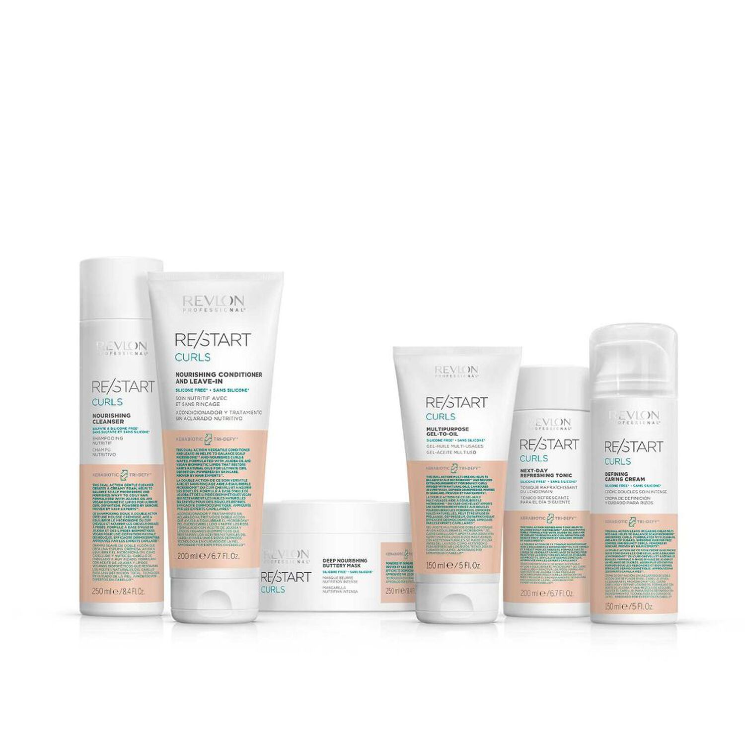 revlon professional Masque Nutrition Intense RE/START CURLS - Cheveux Bouclés - 250 ml