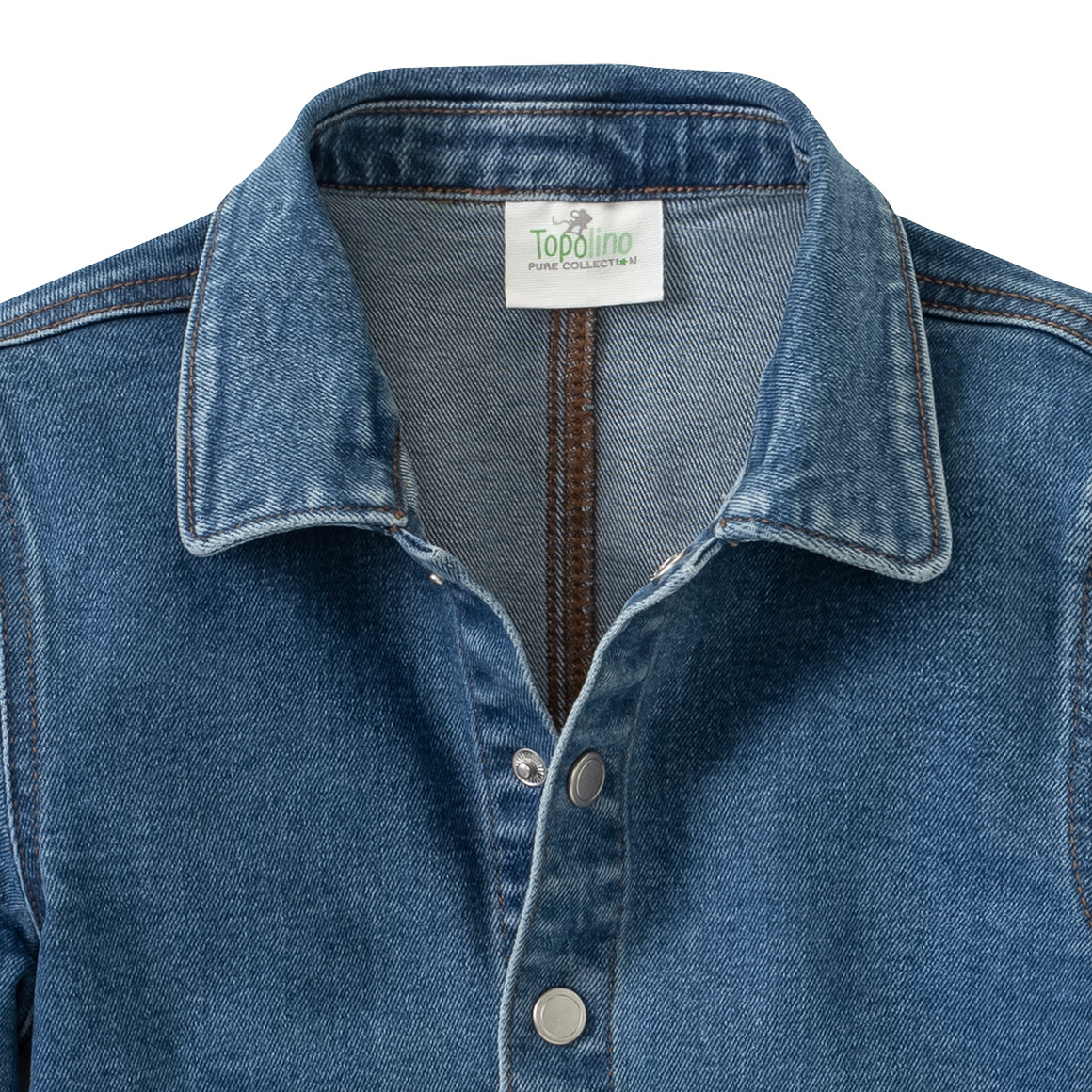 Kinder Jeansjacke im Hemd-Stil