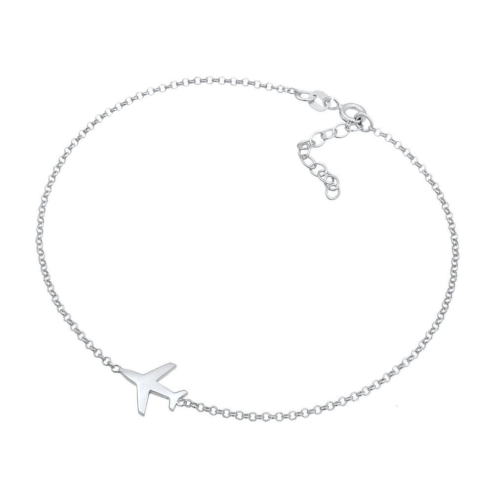 Elli Elli Bracelet de Cheville Femmes bracelet de cheville avion symbole voyage basiqu Bijoux