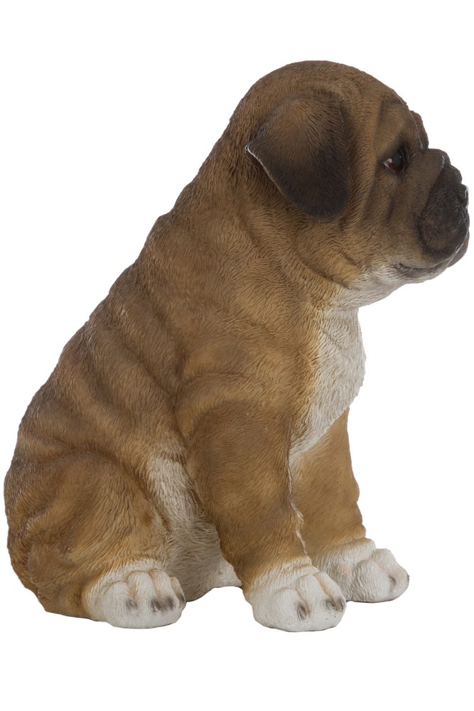 MyFlair My Flair Mops sitzend, braun/weiß