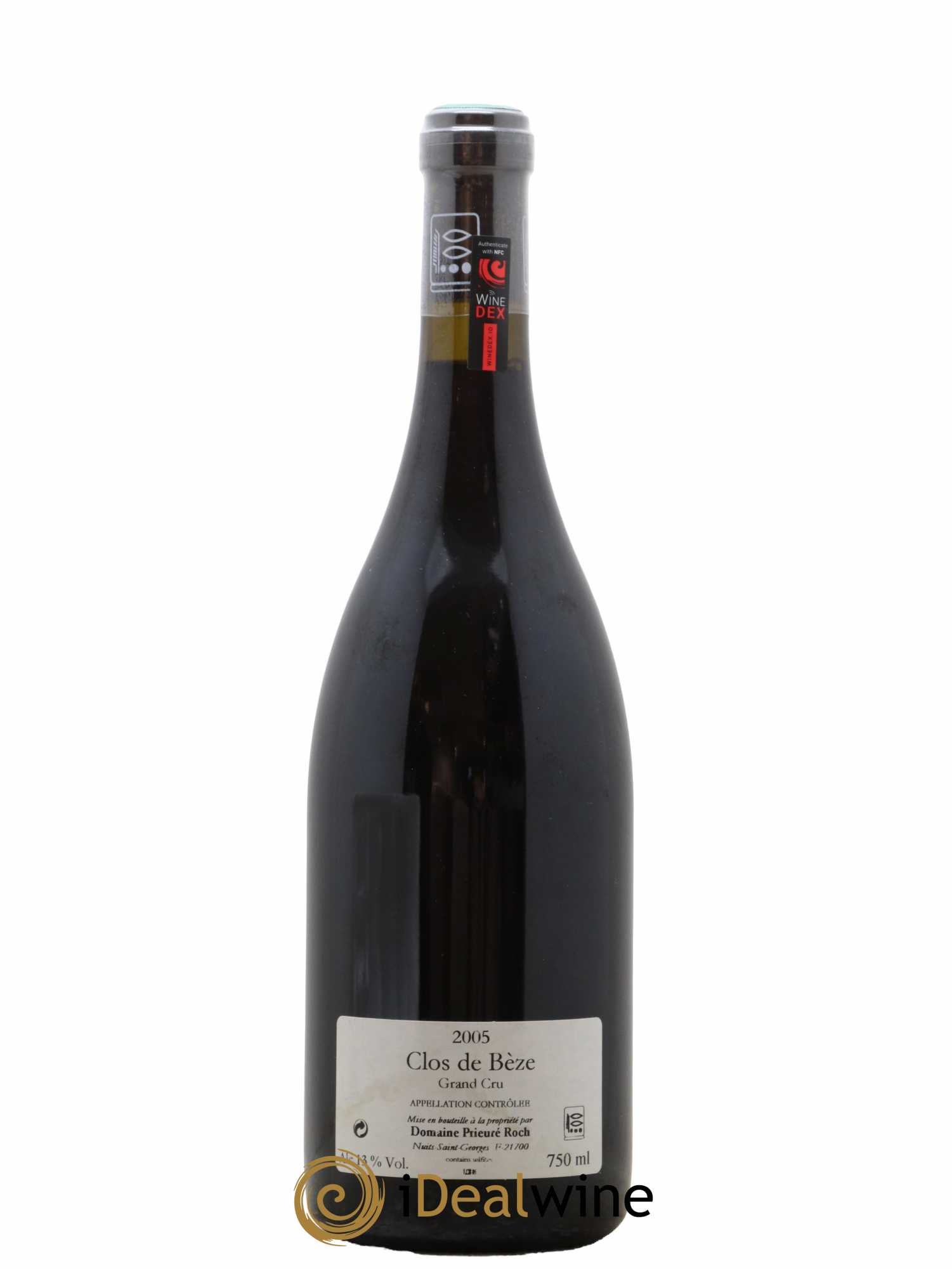 Chambertin Clos de Bèze Grand Cru Prieuré Roch Pure 2005 - Lot de 1 Bouteille