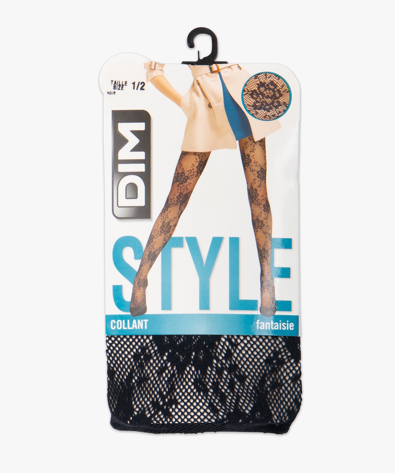 Collant femme à motifs fleuris - DIM noir | GEMO
