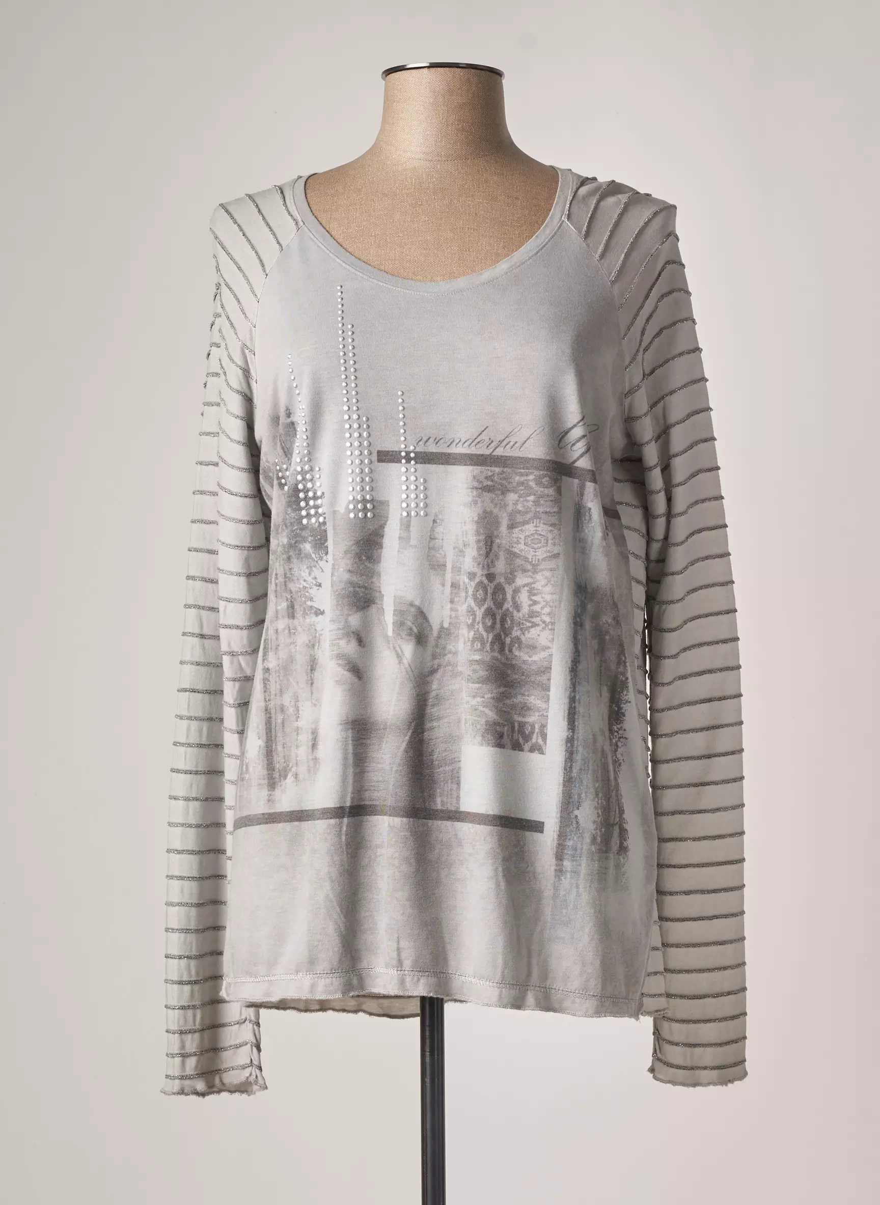 Hajo Tshirts Femme couleur gris