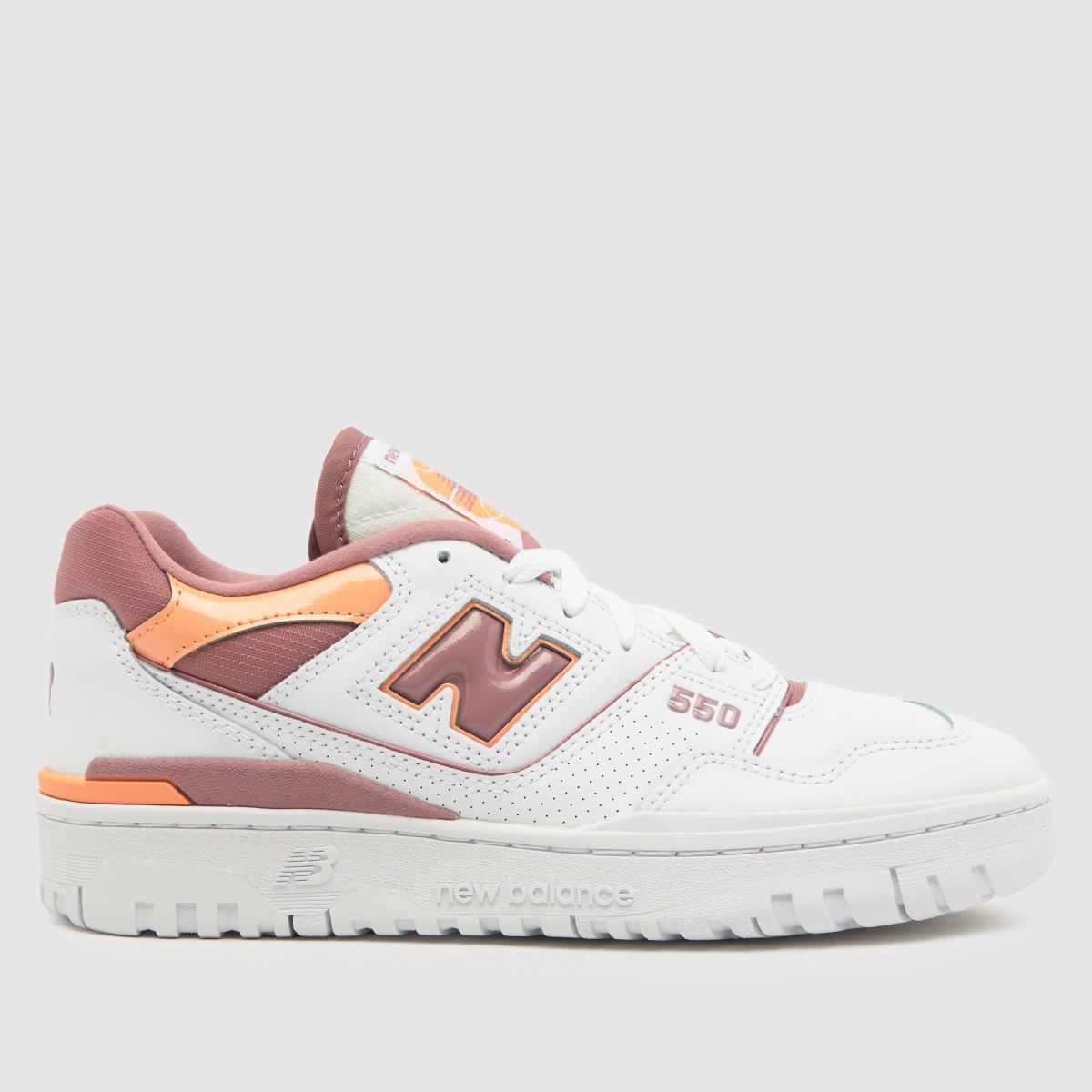 New Balance – nb bb550 – Vita och rosa träningsskor