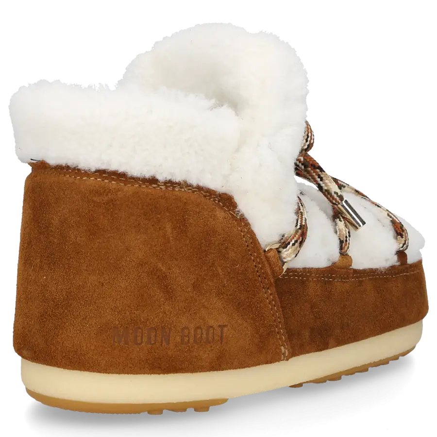MOON BOOT - Snowboots PUMPS Veloursleder - braun