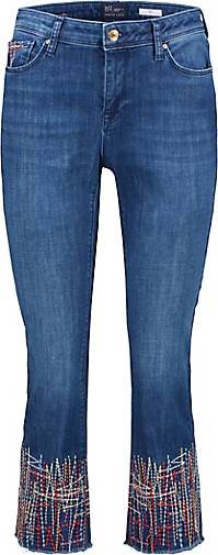 Raffaello Rossi Damen Jeans VIC 6/8 CROPPED STITCH Slim Fit
