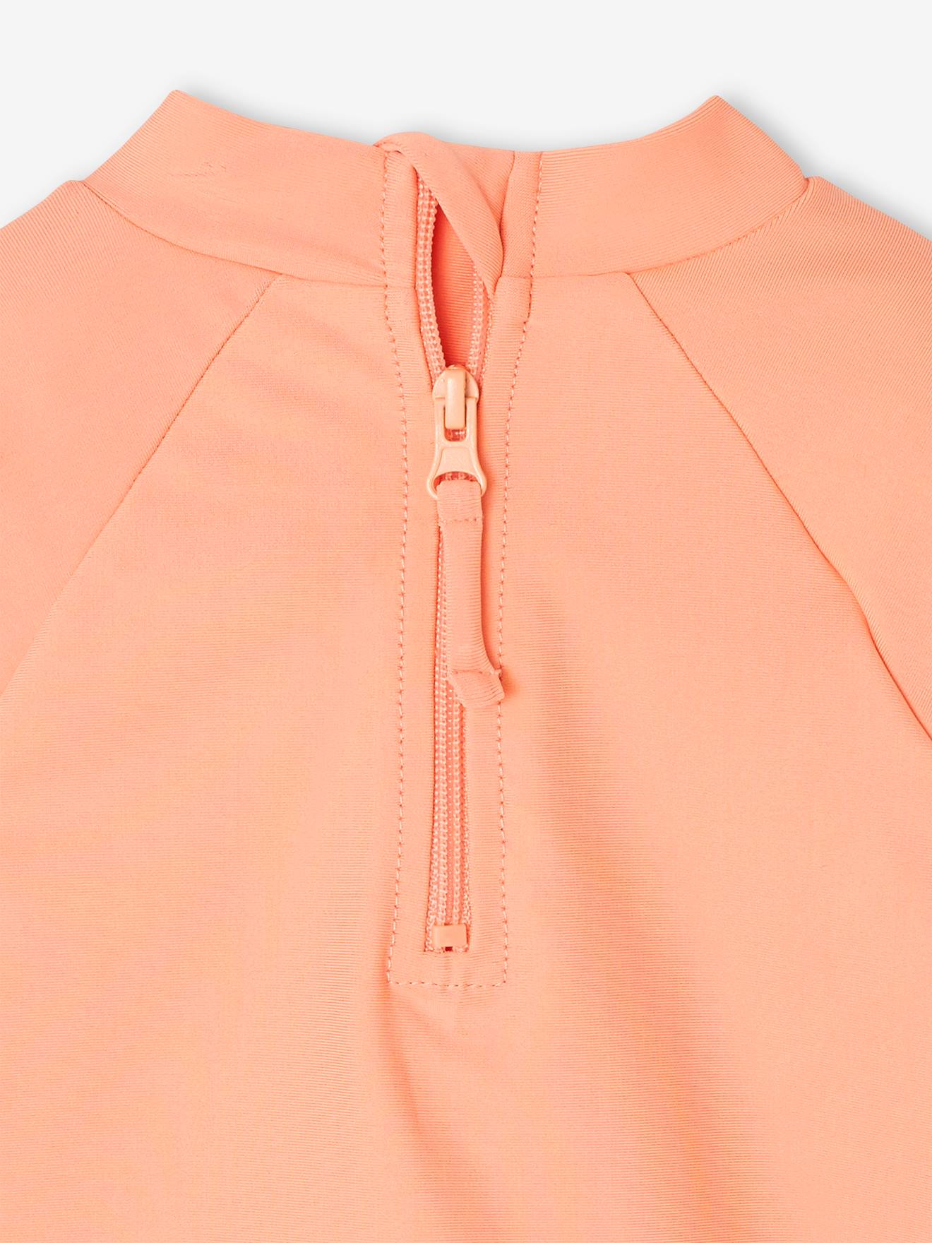 Vertbaudet Mädchen Baby Badeshirt mit UV-Schutz Oeko-Tex - rosa
