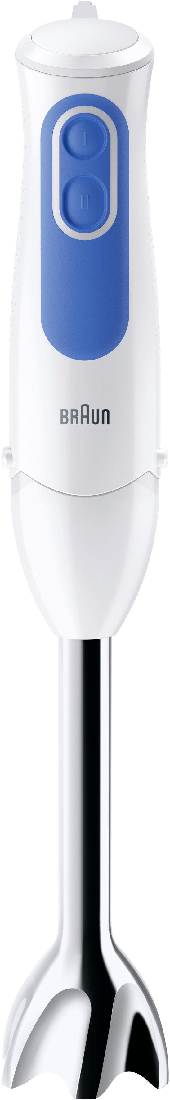 Braun Stabmixer MQ 3005 Cream MultiQuick 3, 700 W, mit Schneebesen und 600 ml Mixbecher