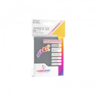 Gamegenic - PRIME Japanese Sized Sleeves Dark Gray (60)