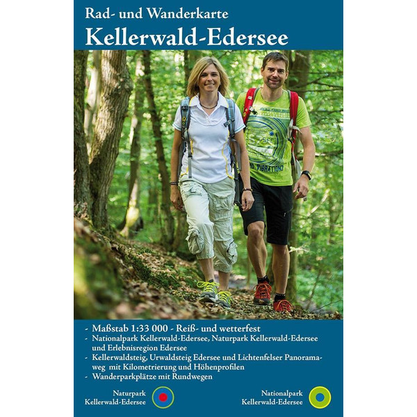 Naturpark Kellerwald-Edersee 1 : 35 000 - Wanderkarte