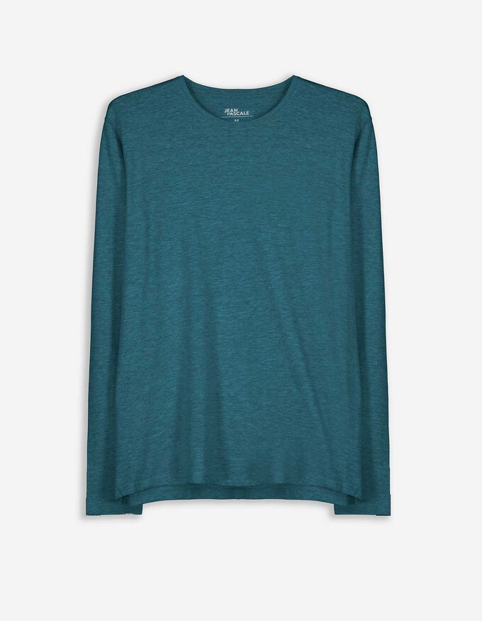 Langarmshirt - Rundhals-Ausschnitt