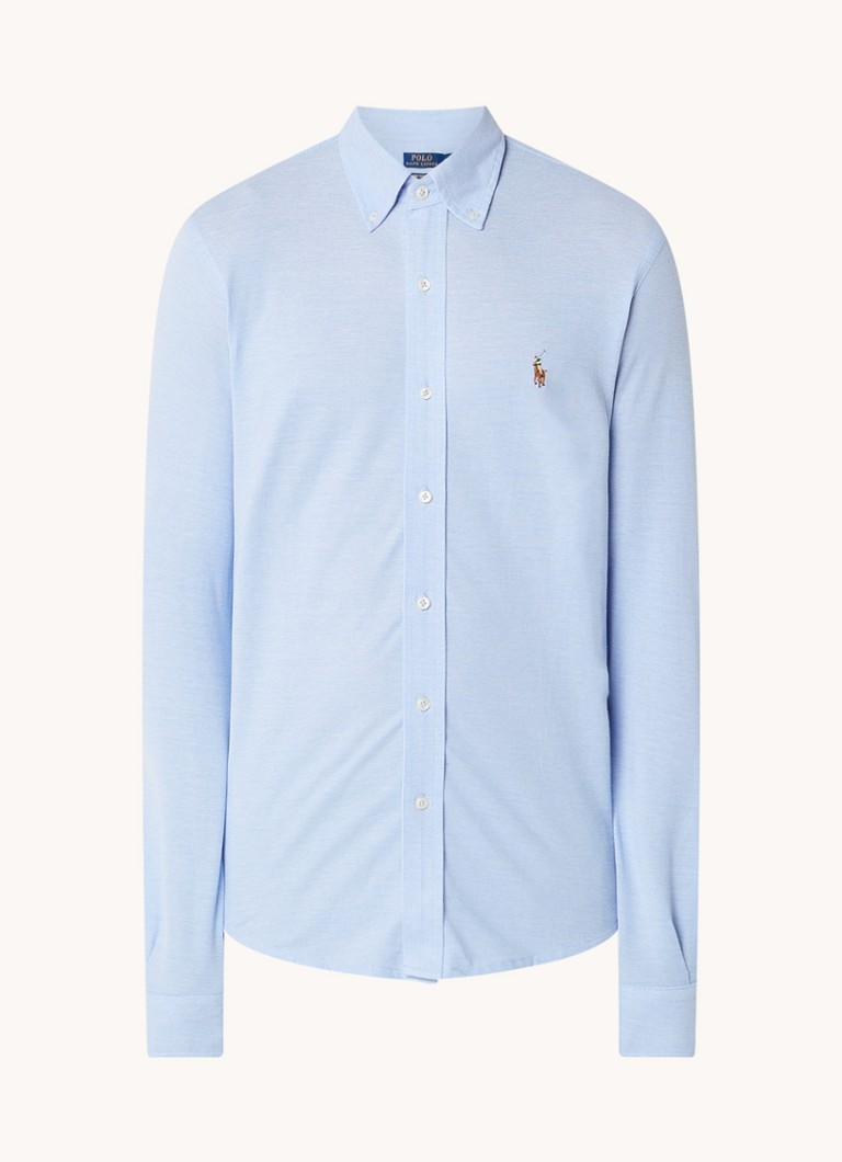 Ralph Lauren košulja regularnog kroja od pike pamuka s vezom logotipa