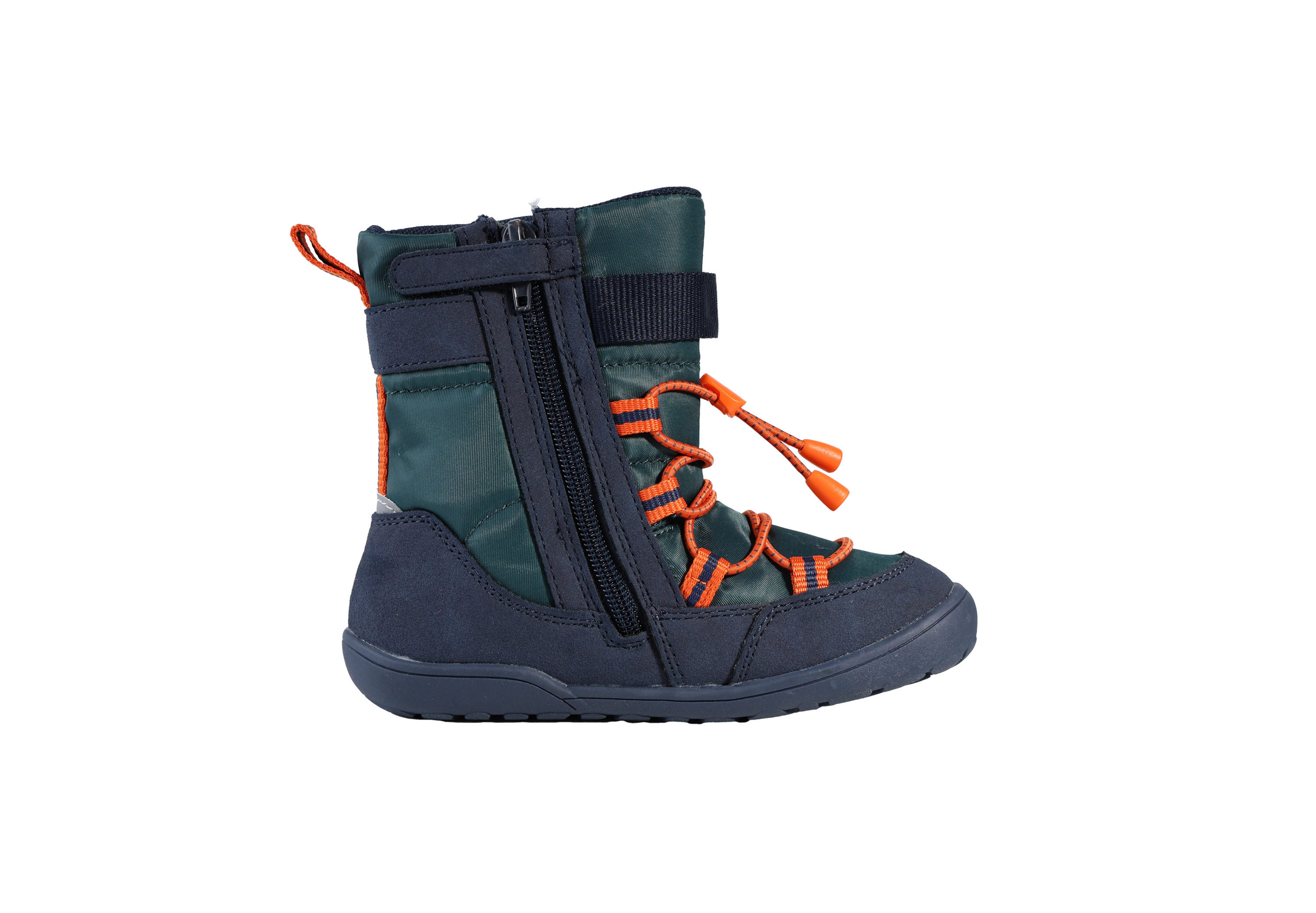 Lurchi Stiefelette Jace-TEX Barefoot - petrol-orange