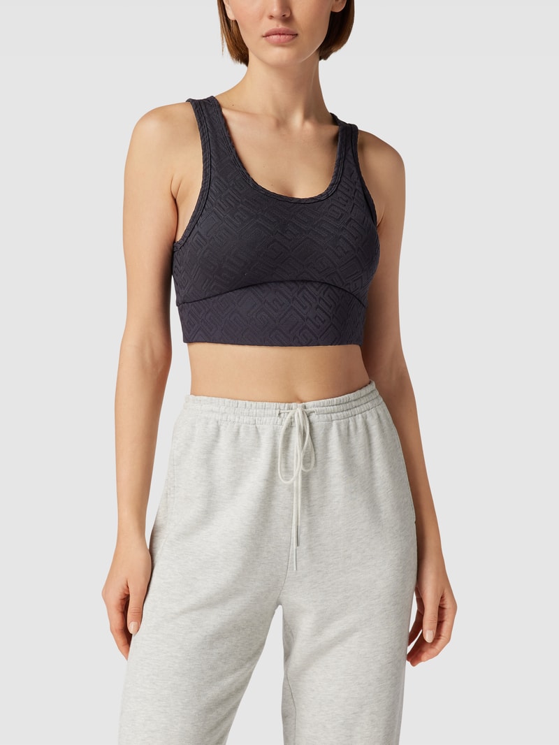 BH mit Label-Details in schwarz
