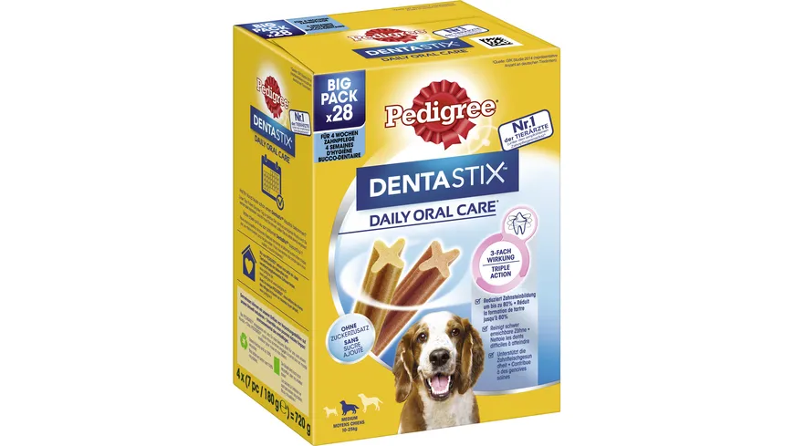 PEDIGREE® DENTASTIX™ Daily Oral Care Karton Multipack 720 g