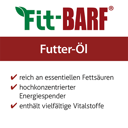 Fit-BARF Ergänzungsfutter & Aufzucht Fit-BARF Futteröl 500ml 100 ml