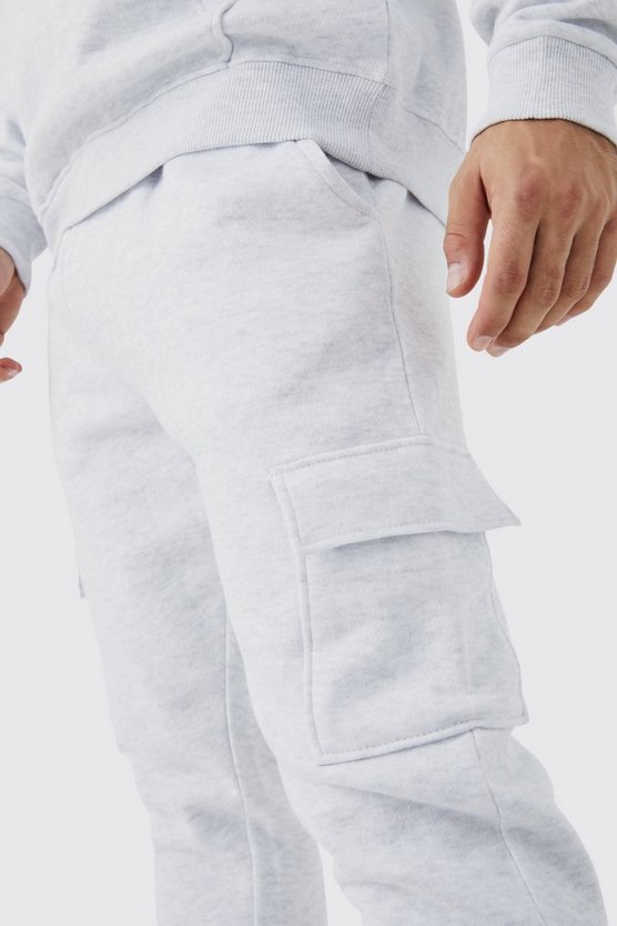 Basic Slim-Fit Cargo-Jogginghose