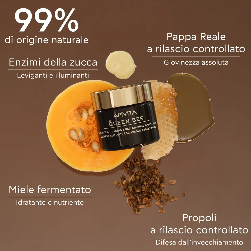 Cremă de noapte Queen Bee Absolute Anti-Aging and Plumping - Tratament de noapte antirid