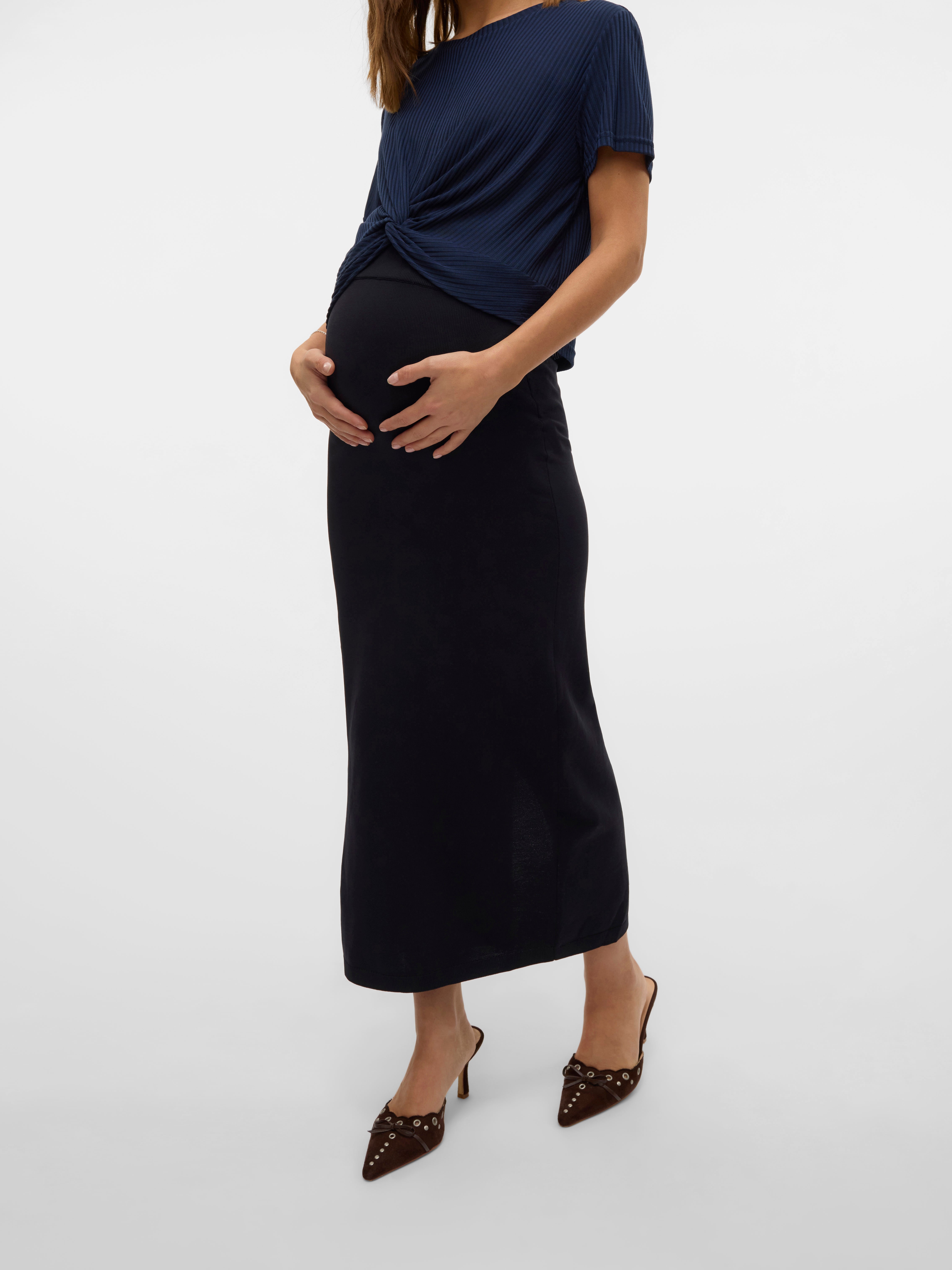 Hohe Taille Midirock