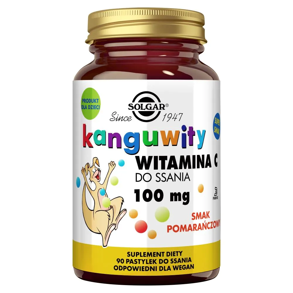 Solgar Kanguwity C-vitamin 100 mg appelsinsmagspastiller