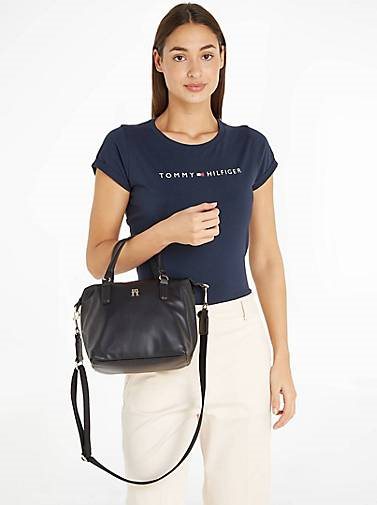 TOMMY HILFIGER Damen Henkeltasche POPPY PLUS SMALL TOTE